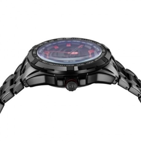 6.11 NO - 006 MALE PHOTOVOLTAIC ENERGY QUARTZ WATCH MINERAL REINFORCED GLASS CALENDAR WRIS