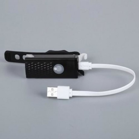 WATER RESISTANT RECHARGEABLE MOUNTAIN BIKE FRONT LIGHT WITH USB CHANGER FOR NIGHT CYCLING 