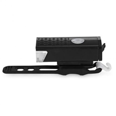 WATER RESISTANT RECHARGEABLE MOUNTAIN BIKE FRONT LIGHT WITH USB CHANGER FOR NIGHT CYCLING 
