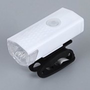 WATER RESISTANT RECHARGEABLE MOUNTAIN BIKE FRONT LIGHT WITH USB CHANGER FOR NIGHT CYCLING 