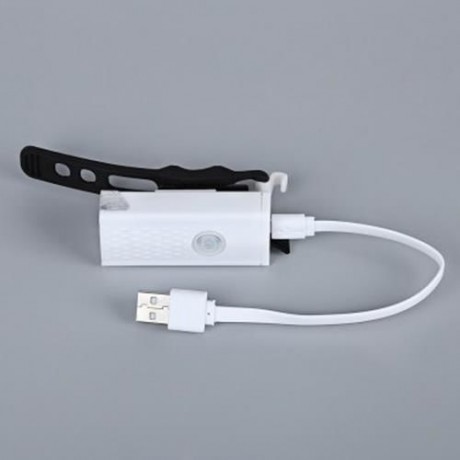 WATER RESISTANT RECHARGEABLE MOUNTAIN BIKE FRONT LIGHT WITH USB CHANGER FOR NIGHT CYCLING 