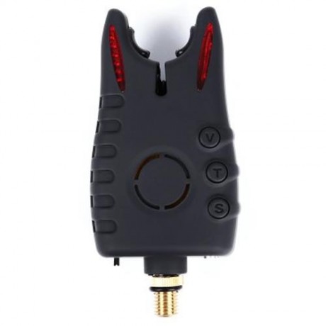 JY - 57 1 TO 4 WIRELESS FISHING ALARM SET BITE ALERTERS RECEIVER ANGLING TACKLE (BLACK)