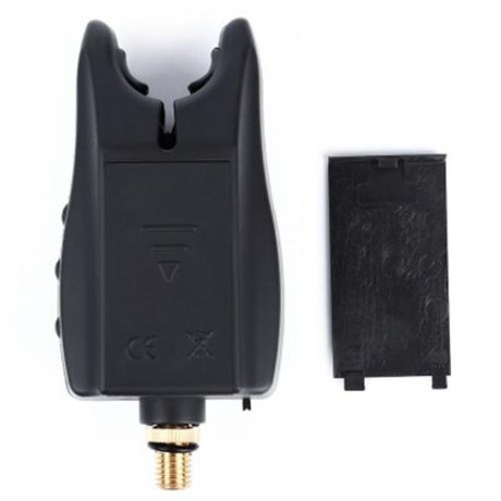 JY - 57 1 TO 4 WIRELESS FISHING ALARM SET BITE ALERTERS RECEIVER ANGLING TACKLE (BLACK)