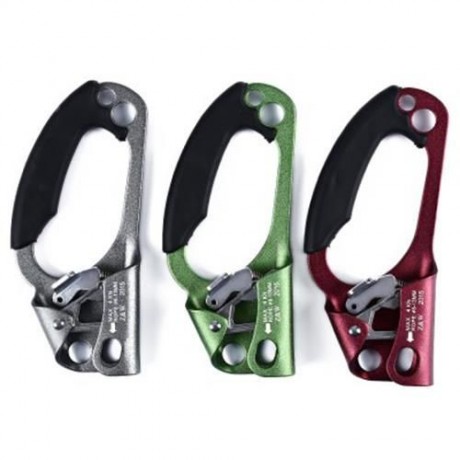CLIMBING RIGHT HAND ASCENDER CAVING ROPE HANDHELD RISER ROCK MOUNTAINEER TRAVEL EQUIPMENT 