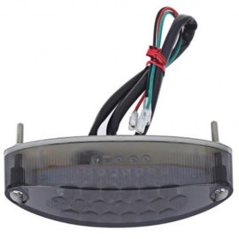28 LEDS 12V MOTORCYCLE DOUBLE COLOR TAILLIGHT REFIT BRAKE LIGHT TRAFFIC LAMP
