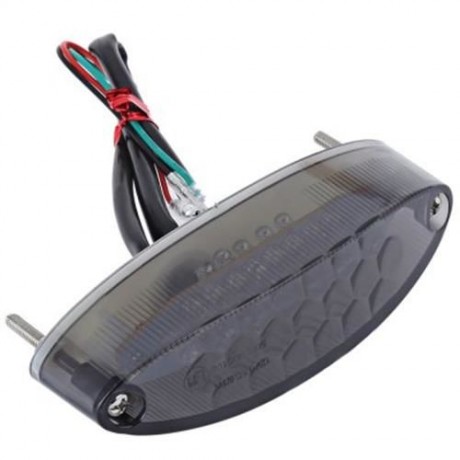 28 LEDS 12V MOTORCYCLE DOUBLE COLOR TAILLIGHT REFIT BRAKE LIGHT TRAFFIC LAMP