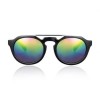 FASHIONABLE LADIES COLOR COATED ROUND FRAME SUNGLASSES (#4)
