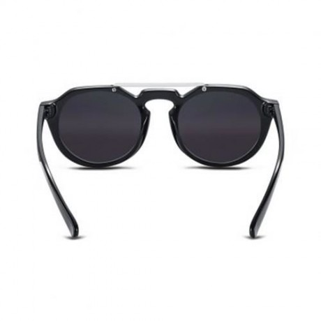 FASHIONABLE LADIES COLOR COATED ROUND FRAME SUNGLASSES (#4)