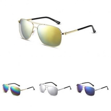 VINTAGE LADIES OVAL FRAME COLOR COATED SUNGLASSES (#3)