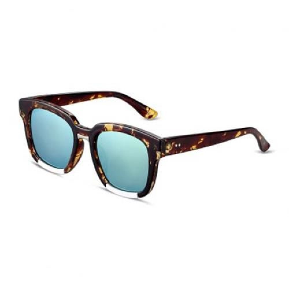 FASHIONABLE LADIES OVERSIZE SQUARE FRAME COLOR COATED SUNGLASSES (#1)