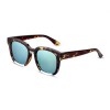 FASHIONABLE LADIES OVERSIZE SQUARE FRAME COLOR COATED SUNGLASSES (#1)