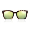 FASHIONABLE LADIES OVERSIZE SQUARE FRAME COLOR COATED SUNGLASSES (#1)