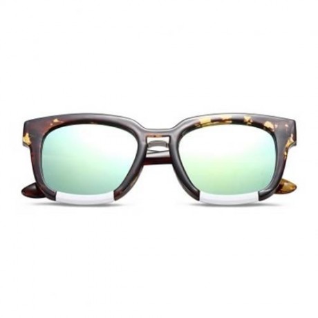 FASHIONABLE LADIES OVERSIZE SQUARE FRAME COLOR COATED SUNGLASSES (#1)