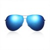 STYLISH MALE OVAL FRAME COLOR COATED SUNGLASSES (#4)