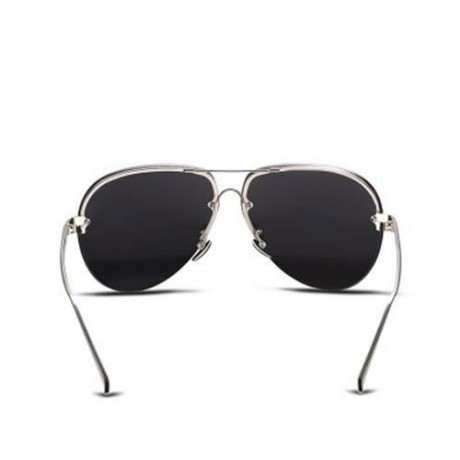 STYLISH MALE OVAL FRAME COLOR COATED SUNGLASSES (#4)
