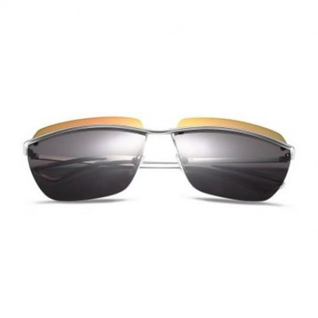 STYLISH SQUARE FRAME COLOR BLOCKING MALE SUNGLASSES (#3)