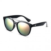 VINTAGE LADIES COLOR COATED WOMEN ROUND FRAME UV PROTECTION SUNGLASSES (#2)