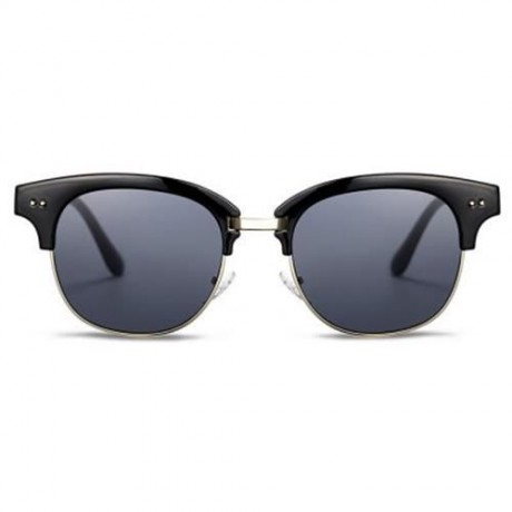 STYLISH OVAL SHAPE COLOR COATED HALF FRAME UV PROTECTION WOMEN SUNGLASSES (#2)