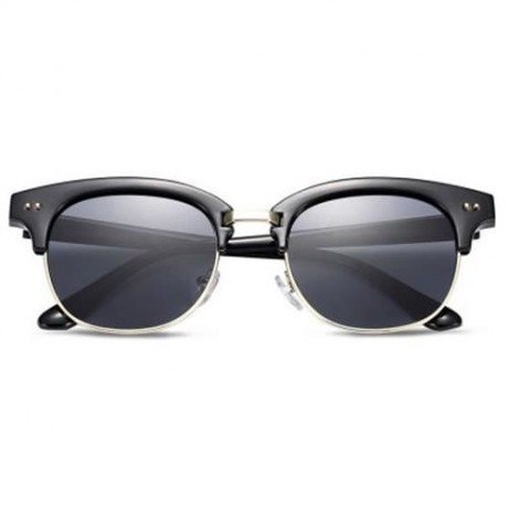 STYLISH OVAL SHAPE COLOR COATED HALF FRAME UV PROTECTION WOMEN SUNGLASSES (#2)