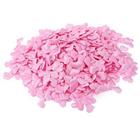 1000PCS PADDED FABRIC HEART APPLIQUE FOR WEDDING PARTY DECORATION SCRAPBOOK HAIR CRAFT (PI