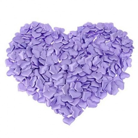 1000PCS PADDED FABRIC HEART APPLIQUE FOR WEDDING PARTY DECORATION SCRAPBOOK HAIR CRAFT (PU