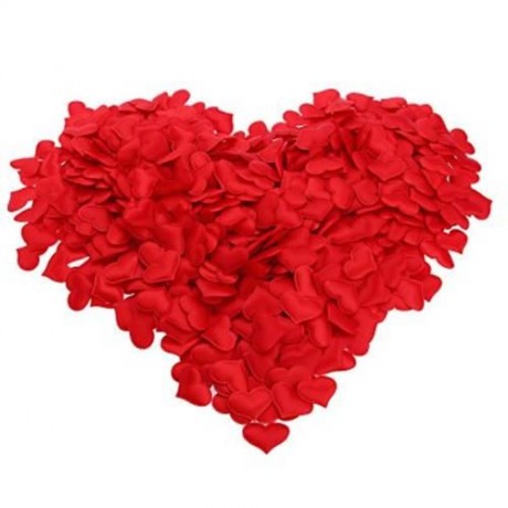1000PCS PADDED FABRIC HEART APPLIQUE FOR WEDDING PARTY DECORATION SCRAPBOOK HAIR CRAFT (RE