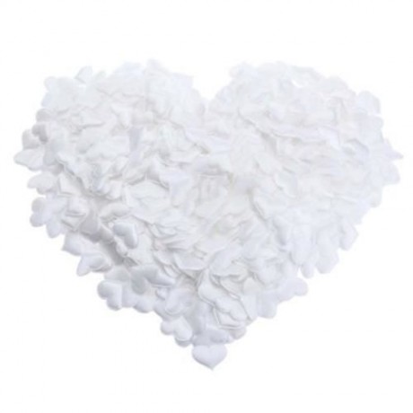 1000PCS PADDED FABRIC HEART APPLIQUE FOR WEDDING PARTY DECORATION SCRAPBOOK HAIR CRAFT (WH