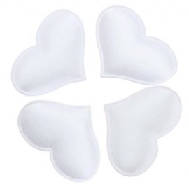 1000PCS PADDED FABRIC HEART APPLIQUE FOR WEDDING PARTY DECORATION SCRAPBOOK HAIR CRAFT (WH
