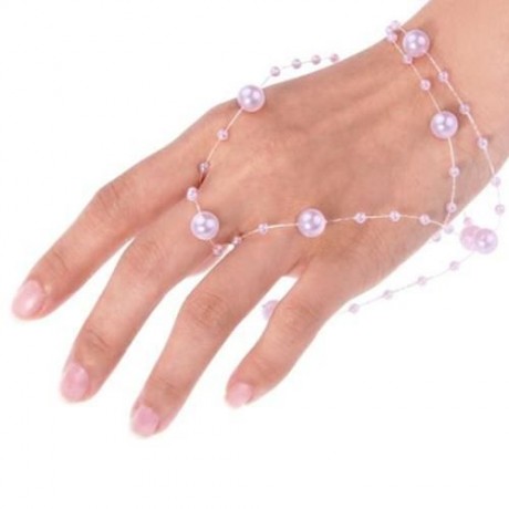 MULTIFUNCTIONL DIY PEARL BEADS WEDDING DECORATION (PINK)
