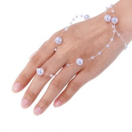 MULTIFUNCTIONL DIY PEARL BEADS WEDDING DECORATION (WHITE)