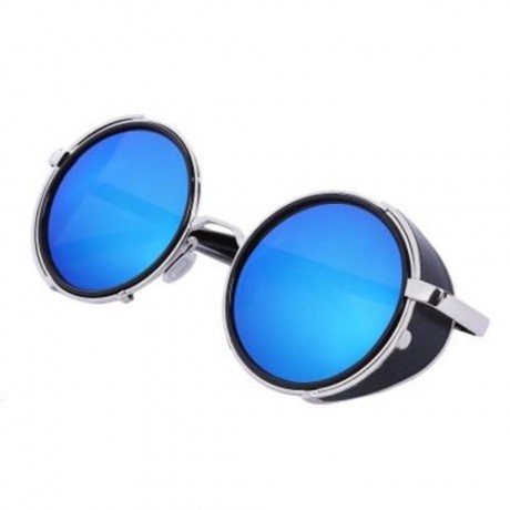 POLARIZED LENS SUNGLASSES OF COMFORTABLE HIGH-NICKEL ALLOY FRAME (BLUE)