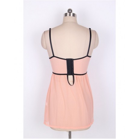 PLUS SIZE LINGERIE / BABYDOLL (BEIGE, SIZE XL)