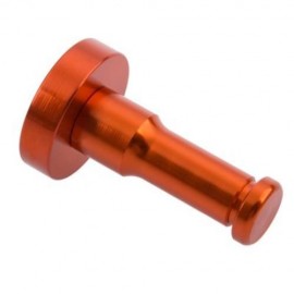 DURABLE BATHROOM HOOK RACK KITCHEN HAT HANGER WALL MOUNTED HOLDER (ORANGE)
