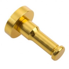 DURABLE BATHROOM HOOK RACK KITCHEN HAT HANGER WALL MOUNTED HOLDER (GOLDEN)
