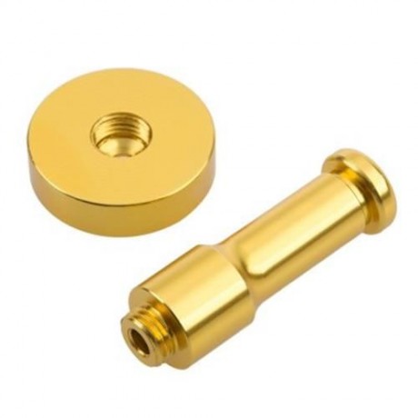 DURABLE BATHROOM HOOK RACK KITCHEN HAT HANGER WALL MOUNTED HOLDER (GOLDEN)