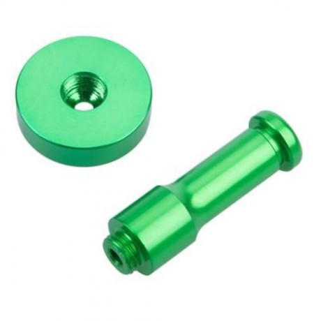 DURABLE BATHROOM HOOK RACK KITCHEN HAT HANGER WALL MOUNTED HOLDER (GREEN)