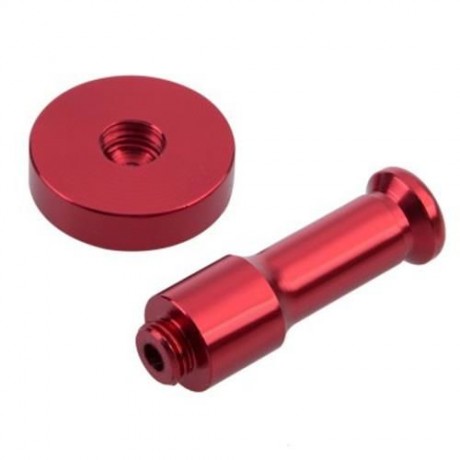 DURABLE BATHROOM HOOK RACK KITCHEN HAT HANGER WALL MOUNTED HOLDER (RED)