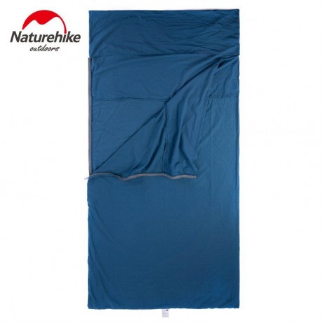 PORTABLE ULTRA-LIGHT COTTON WIDENED SLEEPING BAG (CYAN, SIZE M)