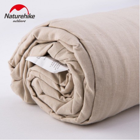 PORTABLE ULTRA-LIGHT COTTON WIDENED SLEEPING BAG (FLAXEN, SIZE M)