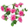 FASHIONABLE DECORATION FLOWERS VINE GARLAND WREATHS BOUQUET LEAF HOUSEHOLD ACCESSORY (DEEP