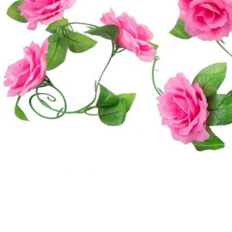FASHIONABLE DECORATION FLOWERS VINE GARLAND WREATHS BOUQUET LEAF HOUSEHOLD ACCESSORY (DEEP