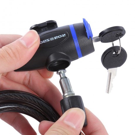ROBESBON UNIVERSAL ANTI-THEFT RING WIRE ROPE LOCK FOR MOUNTAIN ROAD BIKE