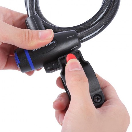 ROBESBON UNIVERSAL ANTI-THEFT RING WIRE ROPE LOCK FOR MOUNTAIN ROAD BIKE
