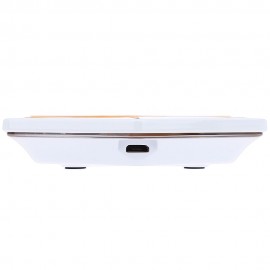 QI WIRELESS QUICK MAGIC DAZZLE HEXAGRAM CHARGING PAD (WHITE, LED ORANGE)