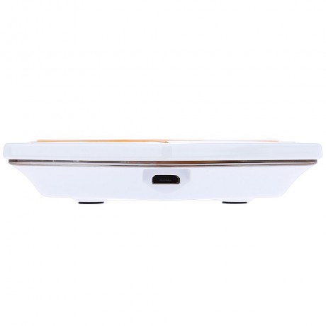 QI WIRELESS QUICK MAGIC DAZZLE HEXAGRAM CHARGING PAD (WHITE, LED ORANGE)