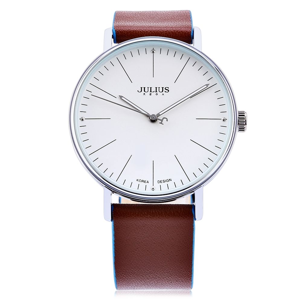 JULIUS 814 MALE QUARTZ WATCH (WHITE)