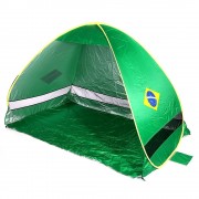 AUTOMATIC CAMPING BEACH TENT (BRAZIL FLAG)