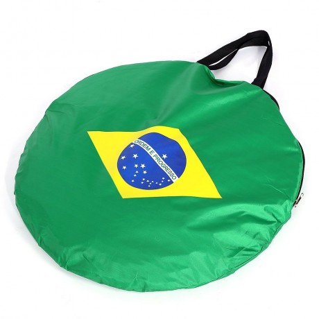 AUTOMATIC CAMPING BEACH TENT (BRAZIL FLAG)