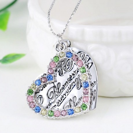 LADY ROMANTIC LOVE HEART SHAPE (COLOURFUL)