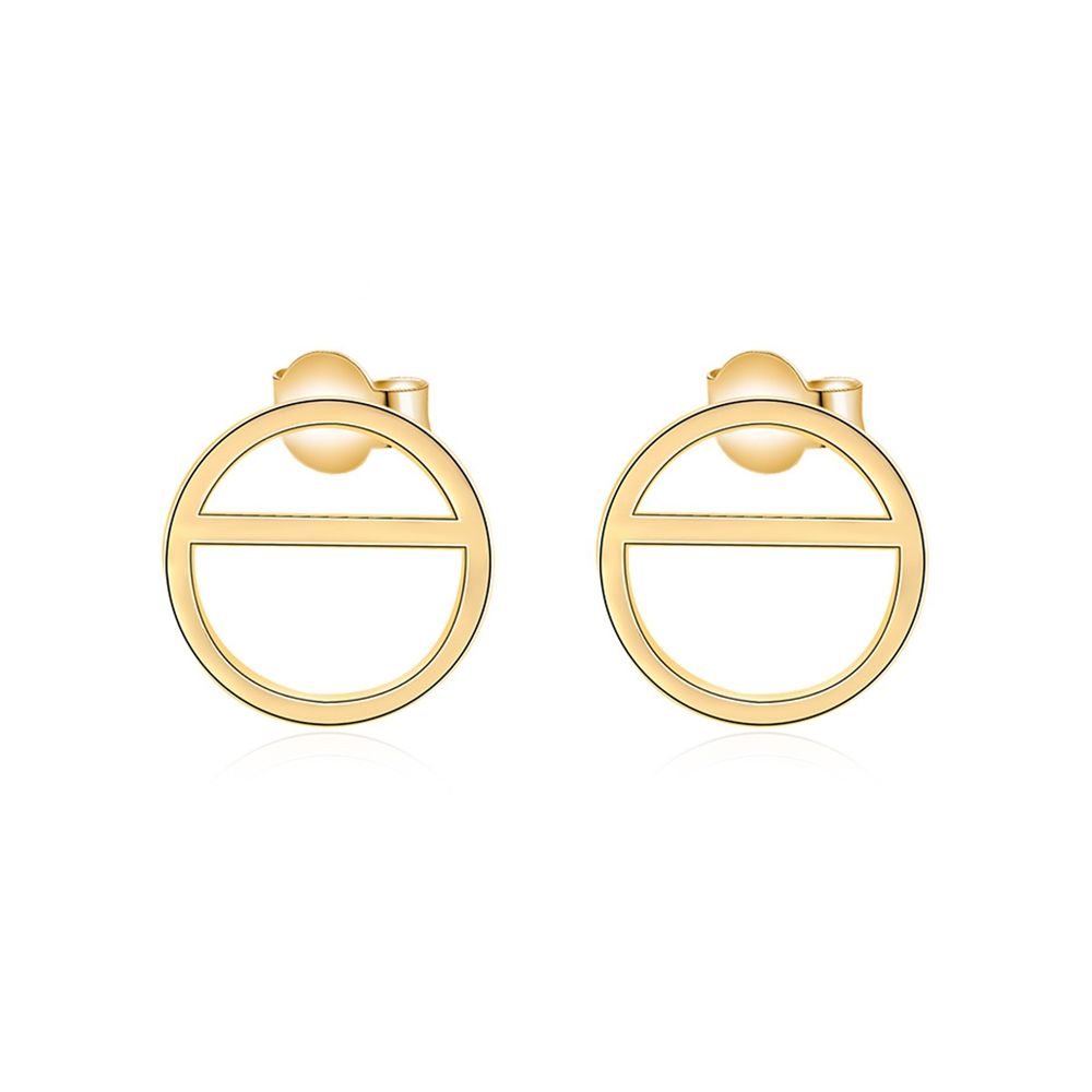 LADY SIMPLE GEOMETRIC SHAPE GOLD PLATED (GOLDEN)